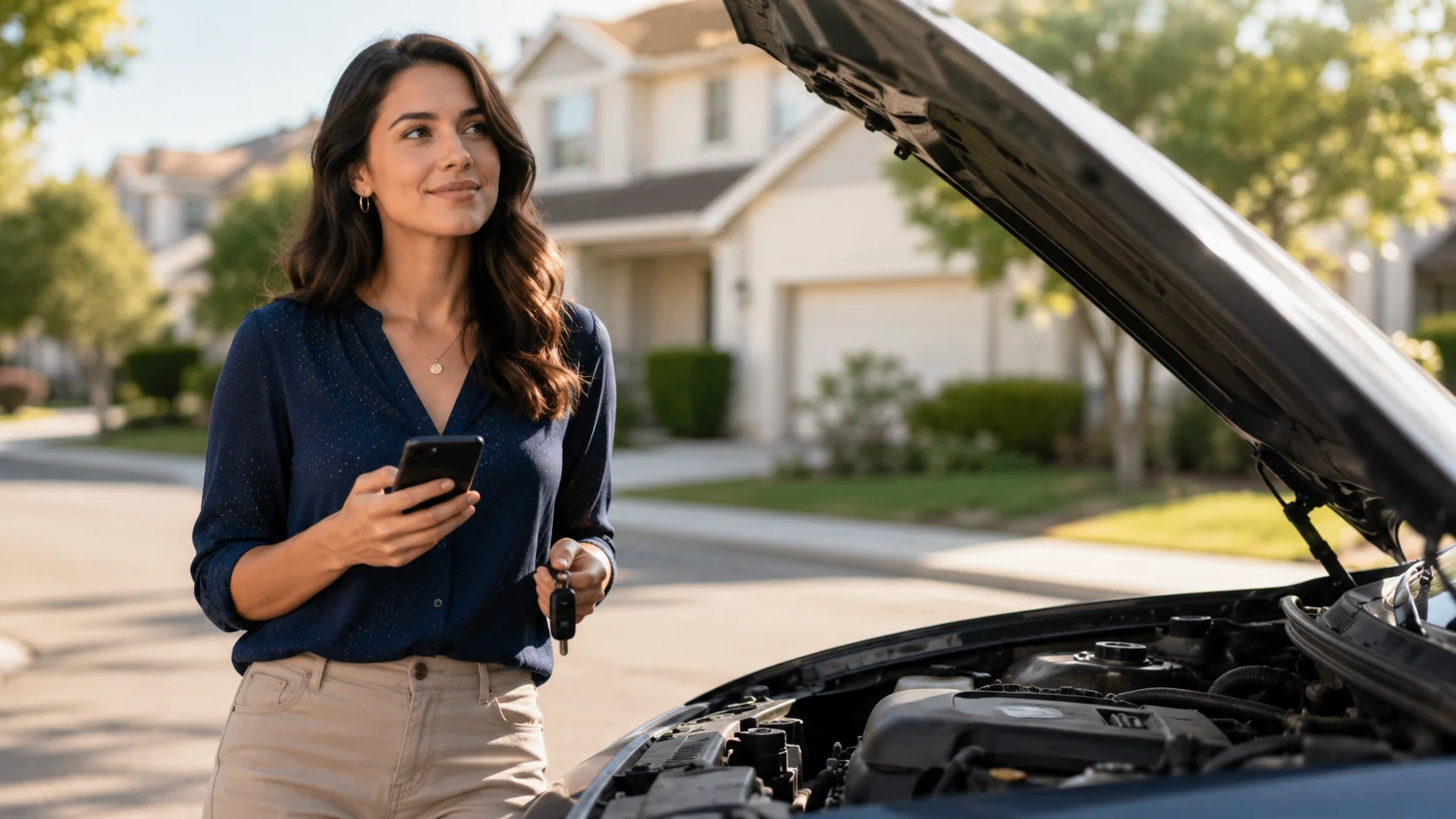 An unexpected car breakdown covered by an emergency loan